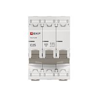 Выключатель автоматический 3п C 25А 6кА ВА 47-63N PROxima EKF M636325C