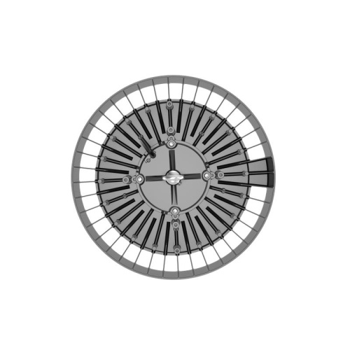 Светильник светодиодный ДСП IB 11 S 200W W 840 BK 353х353х117мм 200Вт 4000К IP65 High Bay подвес черн. Русский Свет 16091123173 фото 3