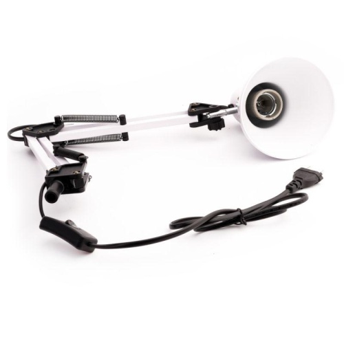 Светильник настольный UF-312P С01 230В 60Вт струбцина бел. Ultraflash 12894 фото 4