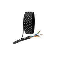 Кабель витая пара U/UTP кат.5E 4х2х24AWG solid CCA PE Outdoor Simple черн. (м) Эра Б0044436