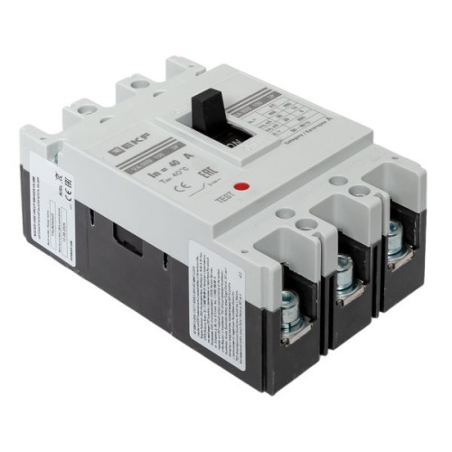 Выключатель автоматический 3п 100/40А 35кА ВА-99М PROxima EKF mccb99-100-40m фото 4