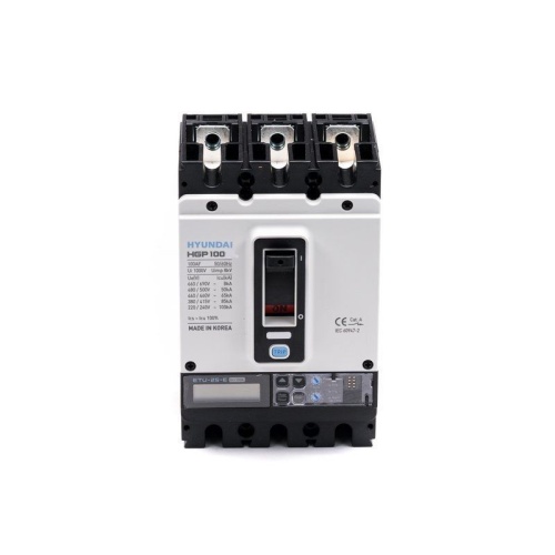 Автоматический выключатель HGP100S-G4PENS0000C00100 40-100A (ETU-N, LSI) ток к.з. 85kA AC380/415В
