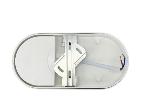 Светильник светодиодный WP 15 C 12W OP 840 W10L22 WH MDM 220х106х60мм 12Вт 4000К IP54 ЖКХ овал. пылевлагозащ. с датчиком движ. бел. Русский Свет 15071524500 фото 4