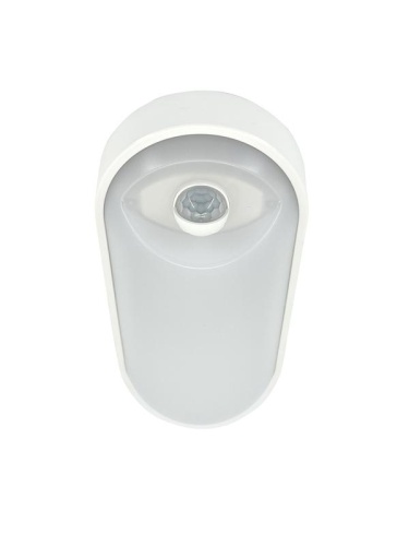 Светильник светодиодный WP 15 C 12W OP 840 W10L22 WH MDM 220х106х60мм 12Вт 4000К IP54 ЖКХ овал. пылевлагозащ. с датчиком движ. бел. Русский Свет 15071524500 фото 2
