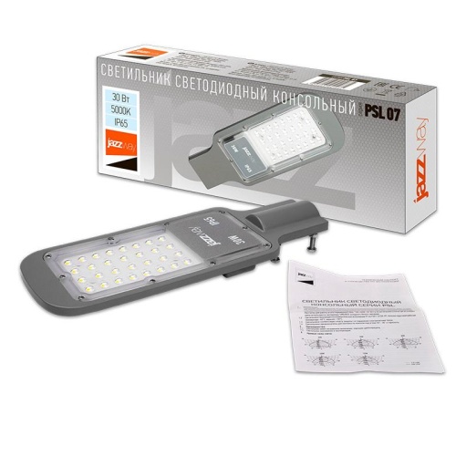 Светильник светодиодный PSL 07 30Вт 5000К IP65 AC180-260 уличный ДКУ Pro JazzWay 5041035 фото 3