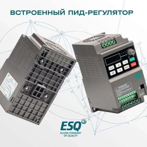 Частотный преобразователь ESQ-230-2S-0.4K 0.4кВт, 220В фото 3