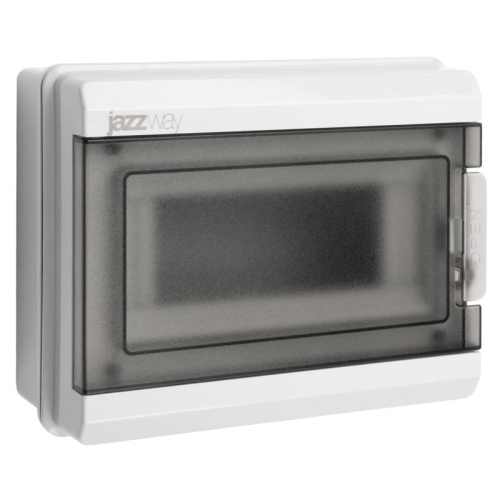 Бокс модульный накладной PDB/W 3008 GR (ЩРН-ПГ- 8) IP65 пластик. Pro JazzWay 5071988