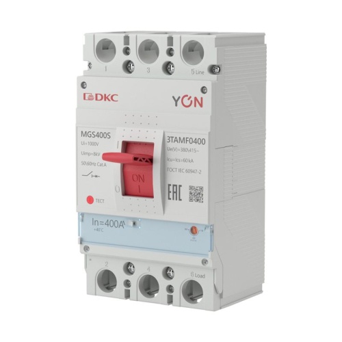 Выключатель автоматический MGS400 3P 320-400A 60kA YON MGS400S-3TAMF0400 фото 3
