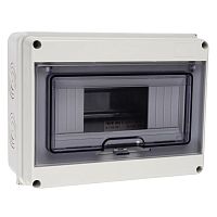 Бокс модульный накладной PDB/W 4008 GR (ЩРН-ПГ- 8) IP65 пластик. Pro JazzWay 5072060