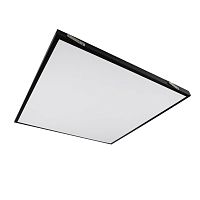 Светильник светодиодный PPL 588/G OPAL 40Вт 4000К IP40 588х588х25мм BLACK ДВО в потолок Грильято панель Pro JazzWay 5062023