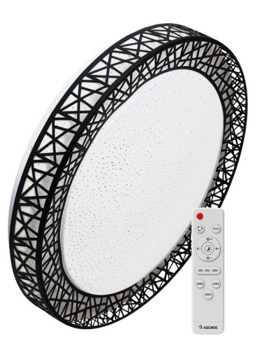 Светильник светодиодный PREMIUM Loft-B 75Вт 230В 3000-6500К 6000лм IP40 490х100мм настенно-потолочный управляемый с пультом ДУ КОСМОС KSLofB75W