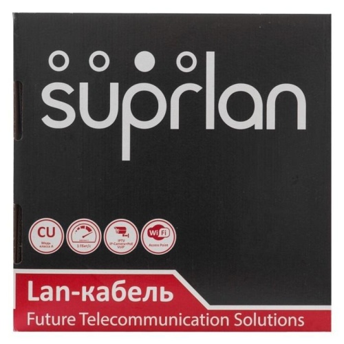 Кабель витая пара U/UTP кат.5E 4х2х0.51 24AWG solid Cu LSZH нг(А)-HF In. Premium 305м (м) SUPRLAN 01-0307-1 фото 3
