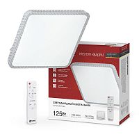 Светильник светодиодный COMFORT MYSTERY КВАДРАТ 125Вт 3000-6500К 10000лм 230В 550х80мм с пультом ДУ IN HOME 4690612059532