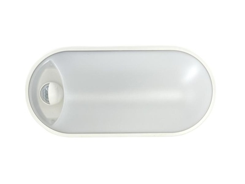 Светильник светодиодный WP 15 C 12W OP 840 W10L22 WH MDM 220х106х60мм 12Вт 4000К IP54 ЖКХ овал. пылевлагозащ. с датчиком движ. бел. Русский Свет 15071524500 фото 3