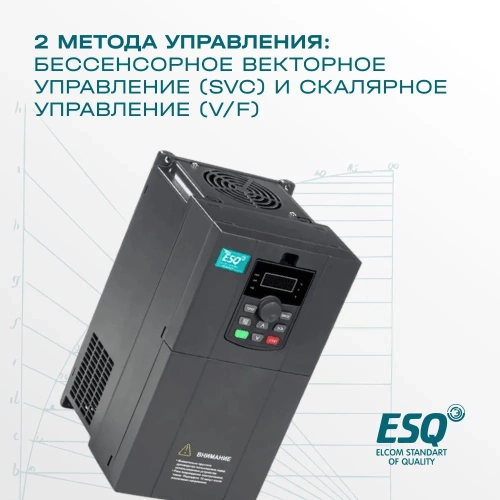Частотный преобразователь ESQ-230-4T-18.5K 18.5кВт, 380В фото 3