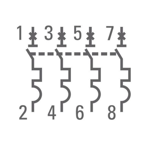 Выключатель автоматический модульный 4п C 25А 4.5кА ВА 47-63 PROxima EKF mcb4763-4-25C-pro фото 5