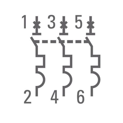 Выключатель автоматический модульный 3п C 3А 4.5кА ВА 47-63 PROxima EKF mcb4763-3-03C-pro фото 5