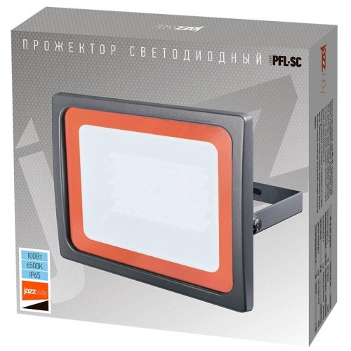Прожектор светодиодный PFL-SC 100Вт 6500К IP65 190-260В ДО закален. матов. стекло Pro JazzWay 5001428 фото 5
