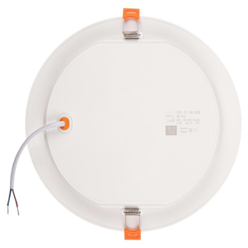 Светильник светодиодный PLED DL7 24Вт 6500К IP54 2040лм WH встраив. бел. Pro JazzWay 5069121 фото 3
