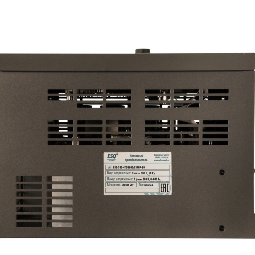 Частотный преобразователь ESQ-760-4T0300G/0370P-BU 30/37кВт, 380В фото 3