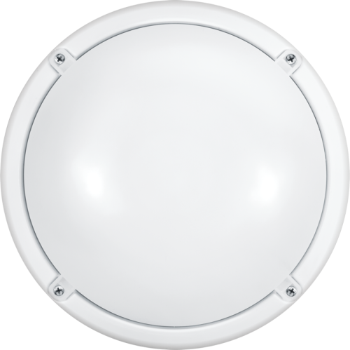 Светильник светодиодный 71 622 OBL-R1-7-4K-WH-IP65-LED-SNRV 7Вт 4000К IP65 520лм ЖКХ с оптико-акустич. датчиком круг бел. (аналог НПП) ОНЛАЙТ 71622 фото 2