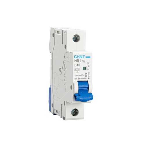 Выключатель автоматический модульный 1п B 10А 6кА NB1-63 (R) CHINT 179600