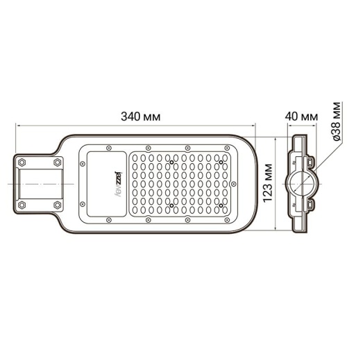 Светильник светодиодный PSL 07 30Вт 5000К IP65 AC180-260 уличный ДКУ Pro JazzWay 5041035 фото 2